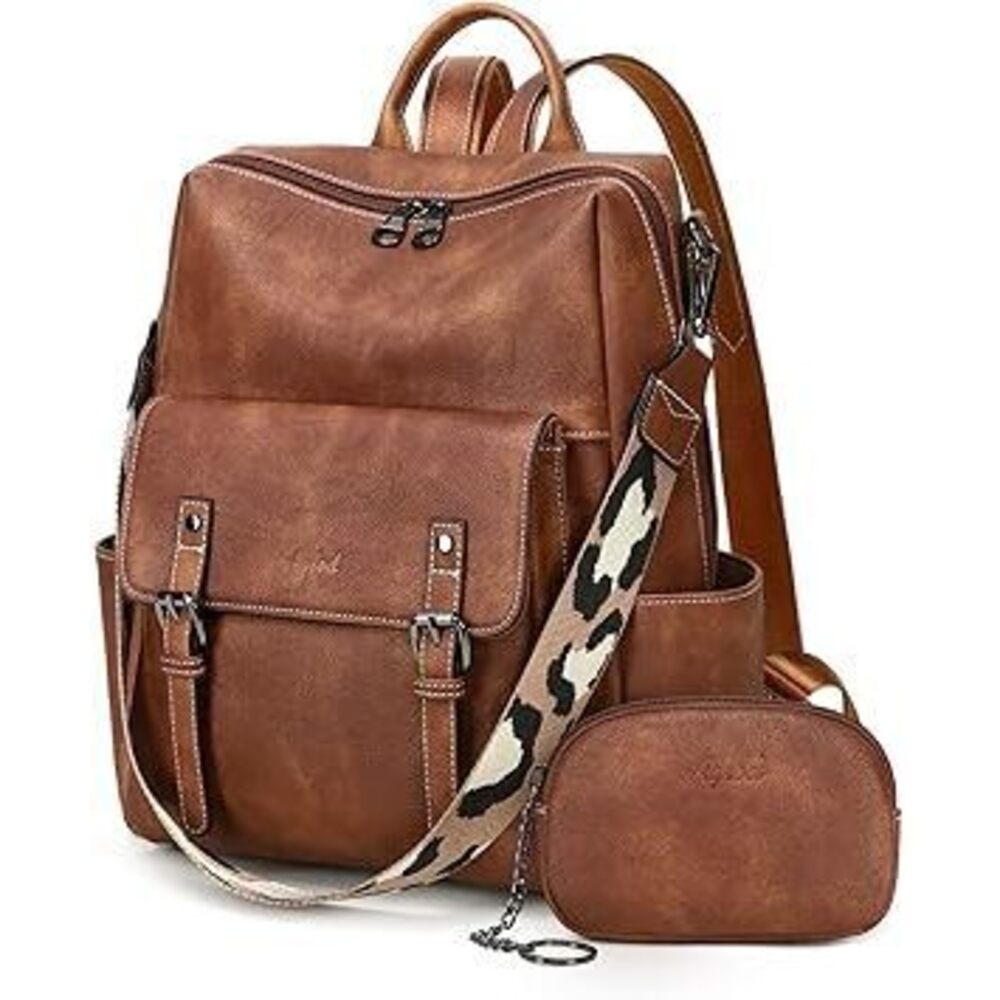 Backpack Purse For Women Pu Leather Back Packs Designer Ladies Shoulder Bag